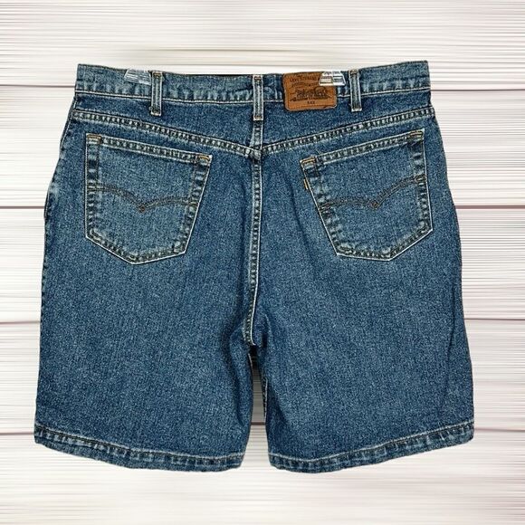 Vintage 1992 Levi’s 545 Blue Shorts Men’s 40 Loose Denim Jean Shorts USA made - Picture 2 of 12
